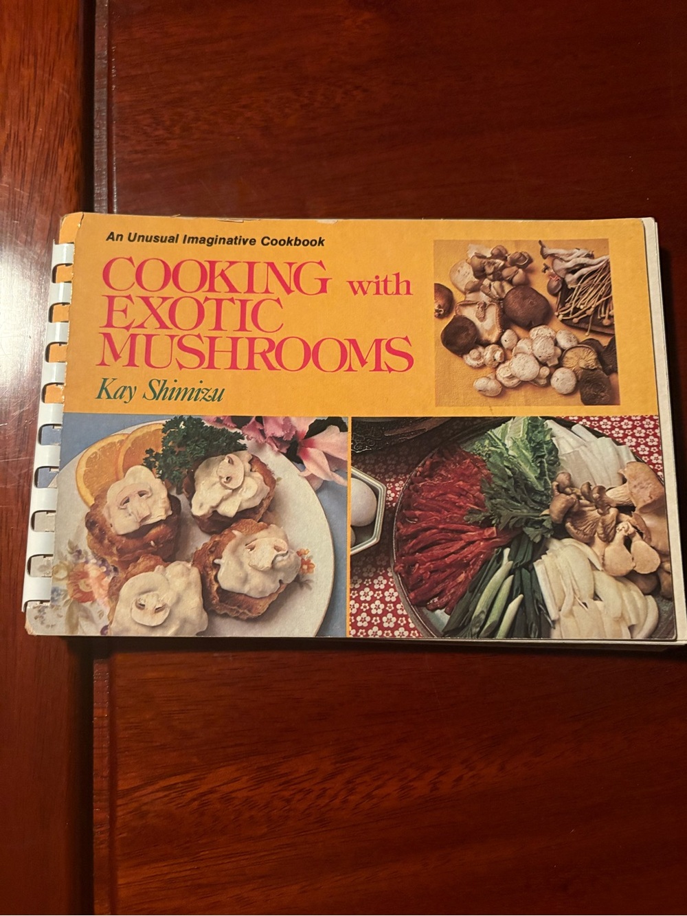 Cooking with Exotic Mushrooms vintage 1977 cookbook printed in Japan